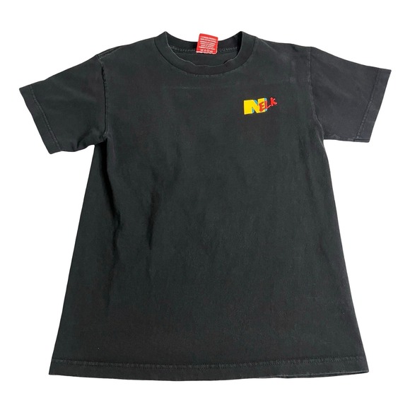 Nelk Boys Other - Nelk Boys Graphic Shirt Size Small Black Streetwear Logo Back Hit Short Sleeve